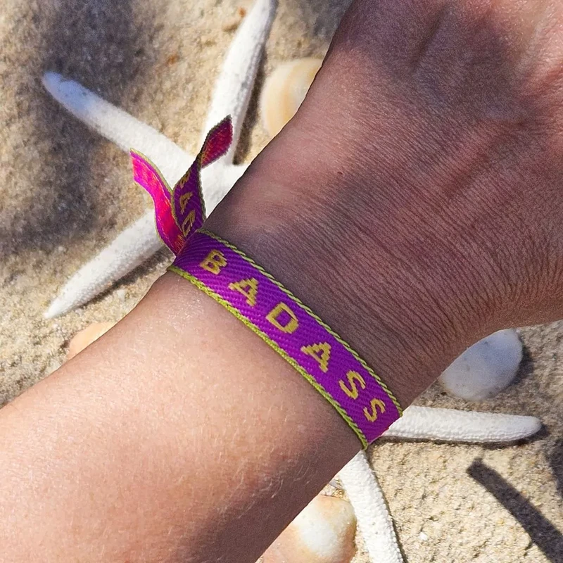 Ribbon bracelet Badass