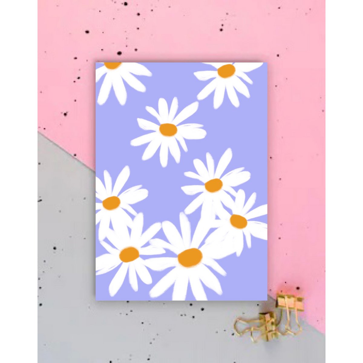 Gänseblümchen Postkarte