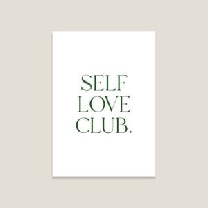 Postcard 'Self Love Club'