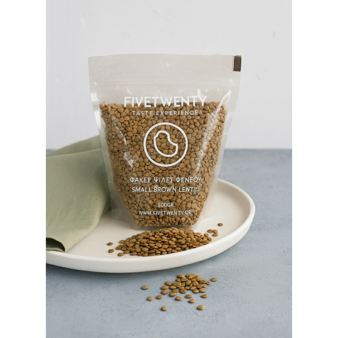 Biologische Kleine Bruine Linzen 500g