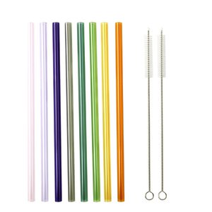 SMOOTHIE PARTY Reusable Glass Straw Set