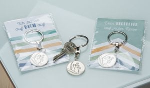 Metal key ring Christophorus VE 20 so