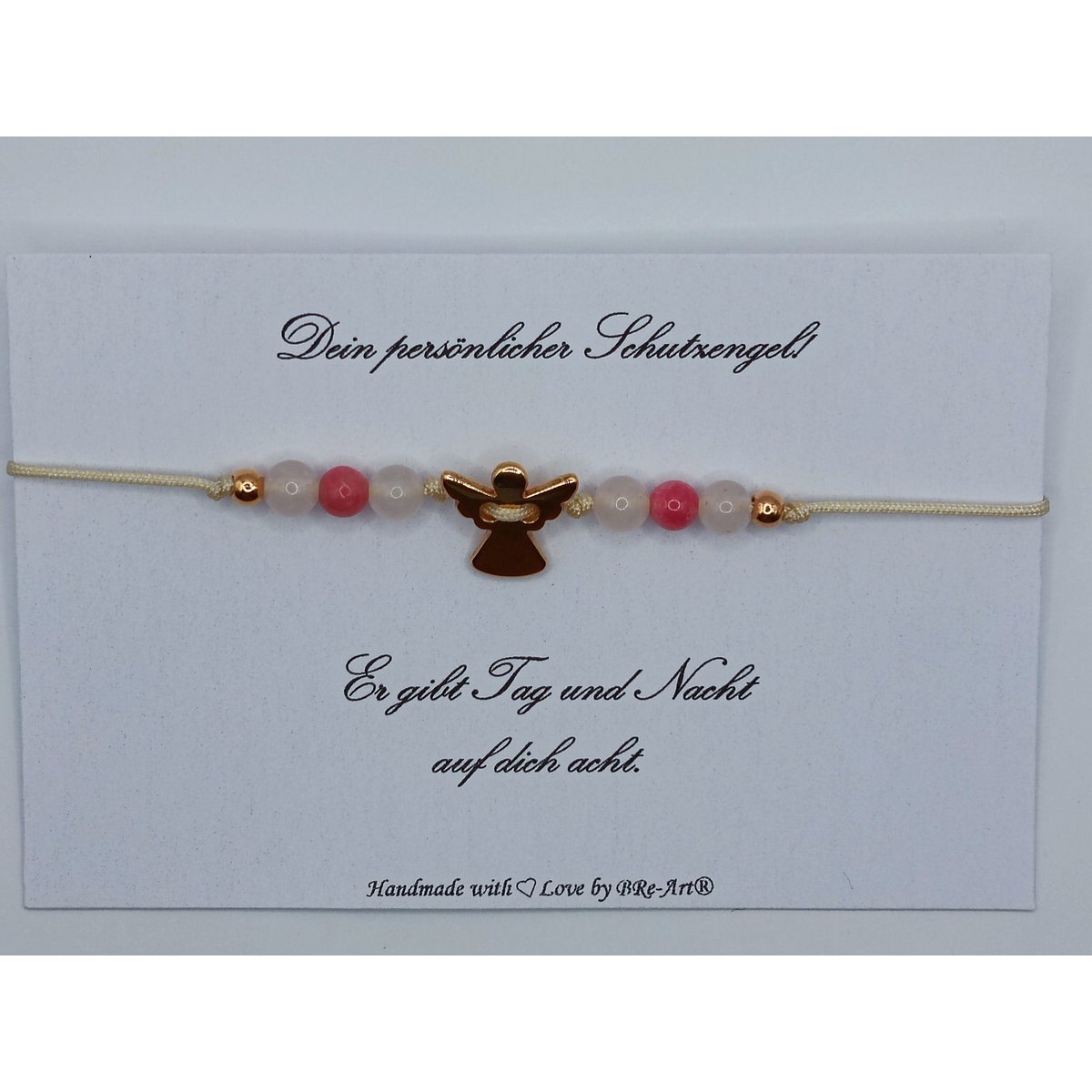 Schutzengel Edelstein Armband