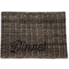 Placemat rect coasters 'Dinner'