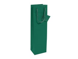 Cadeautas Sigel fles, opaal groen, matte lak, cadeaukaartje, papier, 157 g,
