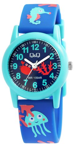 Q&Q kinderhorloge "Underwater World", harsband, 10 ATM