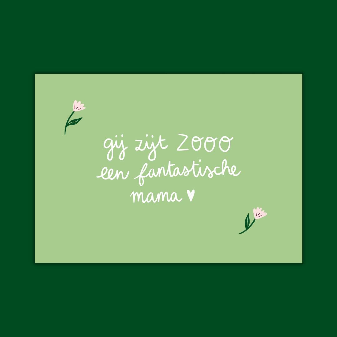 WENSKAART - Fantastische mama