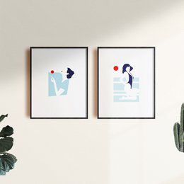 Poster "Bikini Hour" - A4 & 30x40cm - Art print
