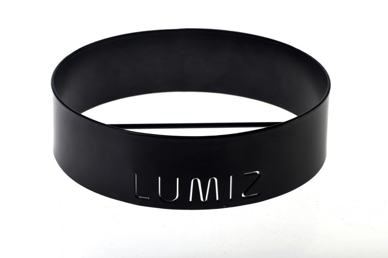 Anillo de metal Lumiz L - 18 cm - negro