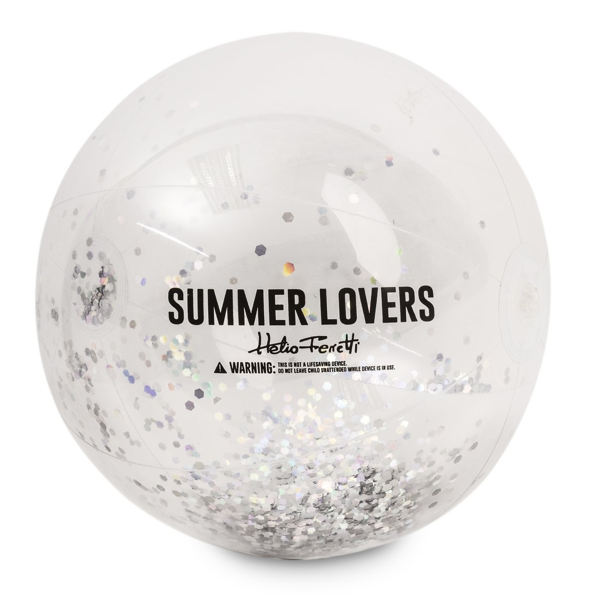 PELOTA DE PLAYA GLITTER HF