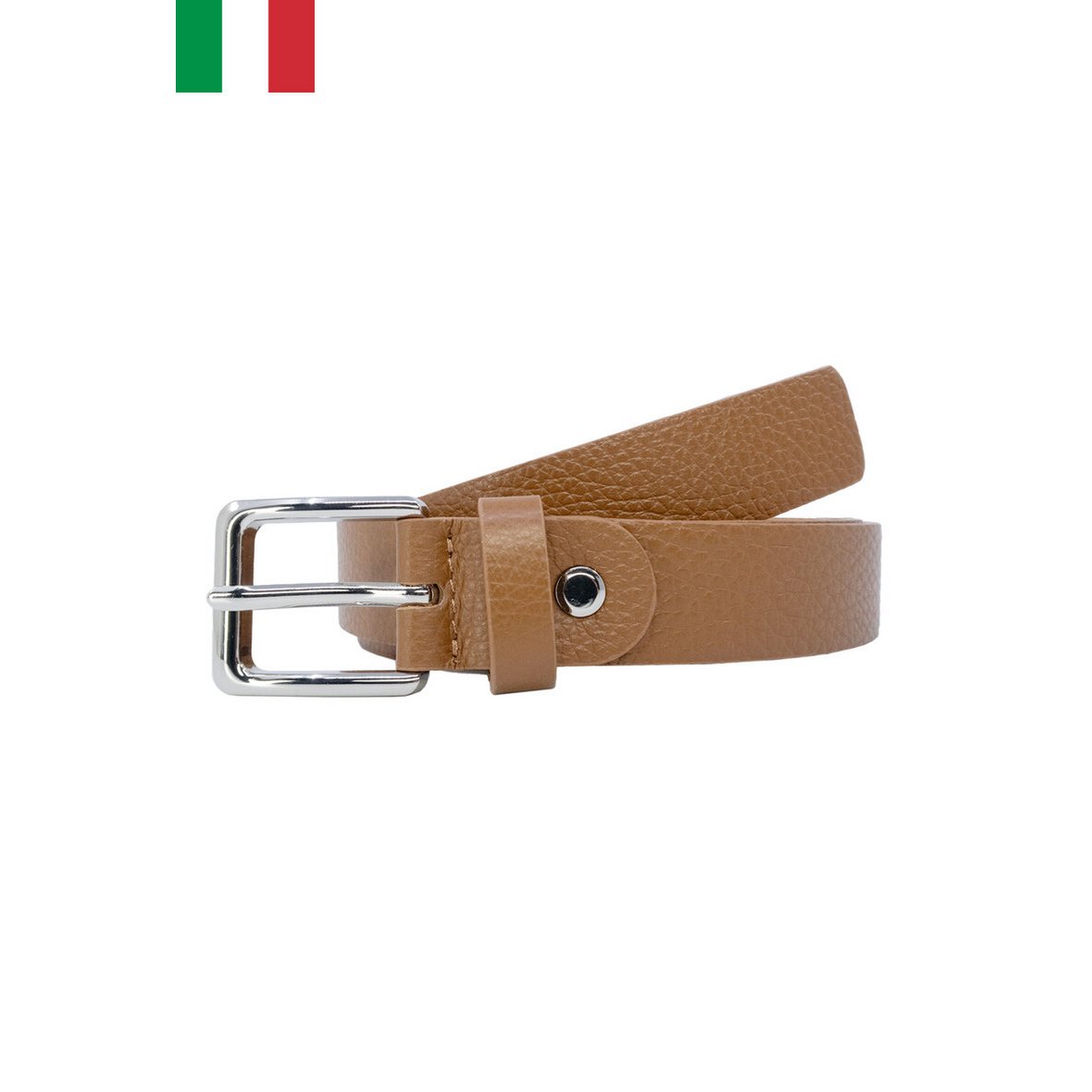 Damesriem van rundleer, breedte 25 mm, gemaakt in Italië IT25