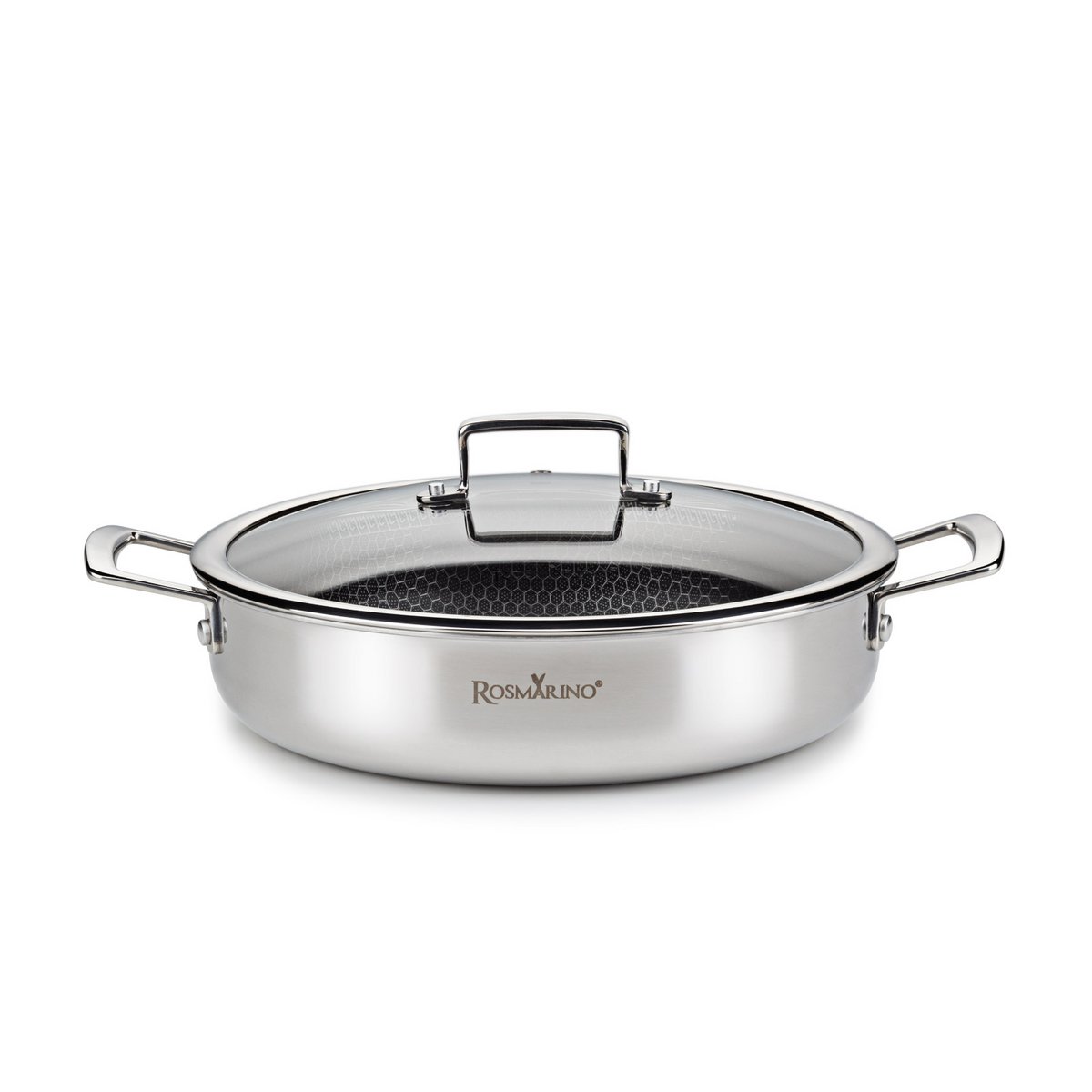 Rosmarino - Hexapro low frying pan with lid - 28cm