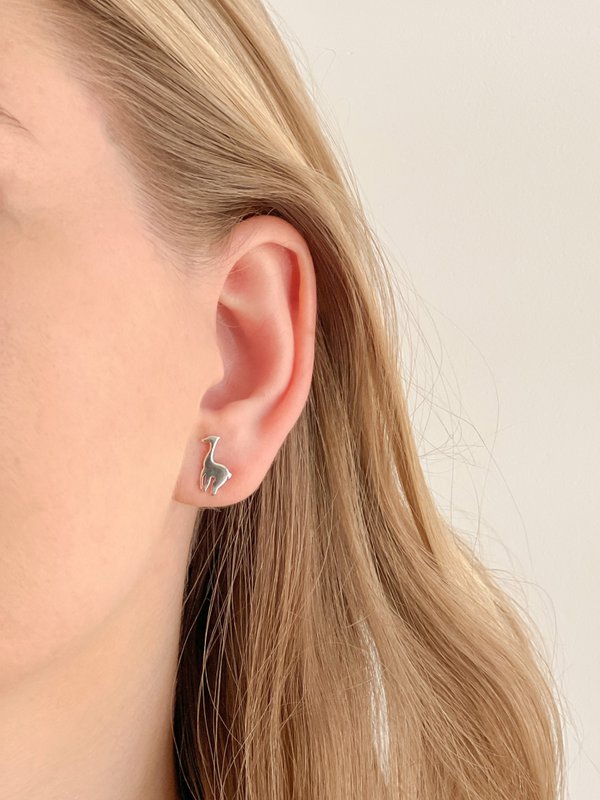 KASIRI 950 Silver Handmade Earrings - Alpaca