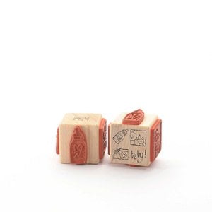 Stamp: Four baby motifs