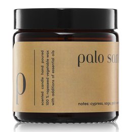 Duftkerze „Palo Santo“, 100 % natürliches Rapswachs, 120 g