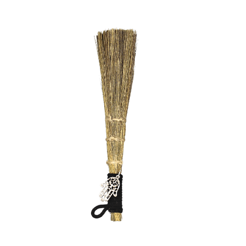 Broom With Metal Fatima Hand