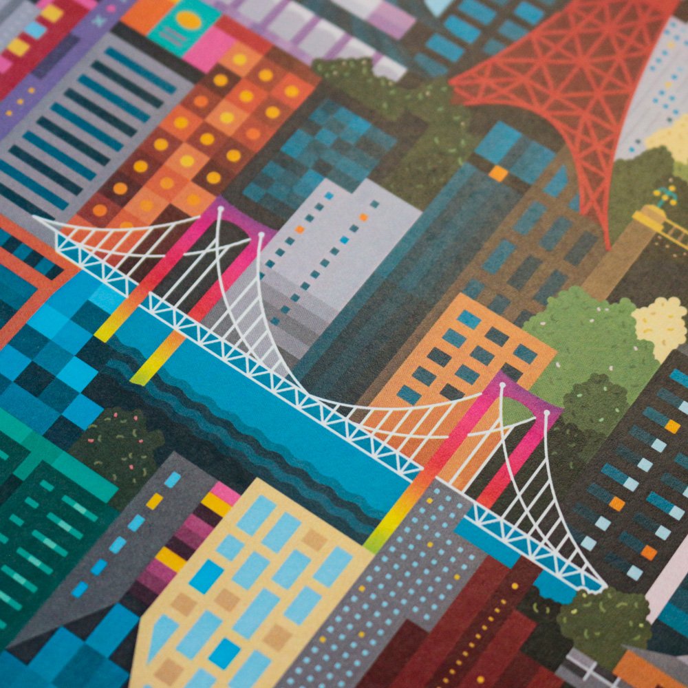 Tokyo A3 Colourful Print