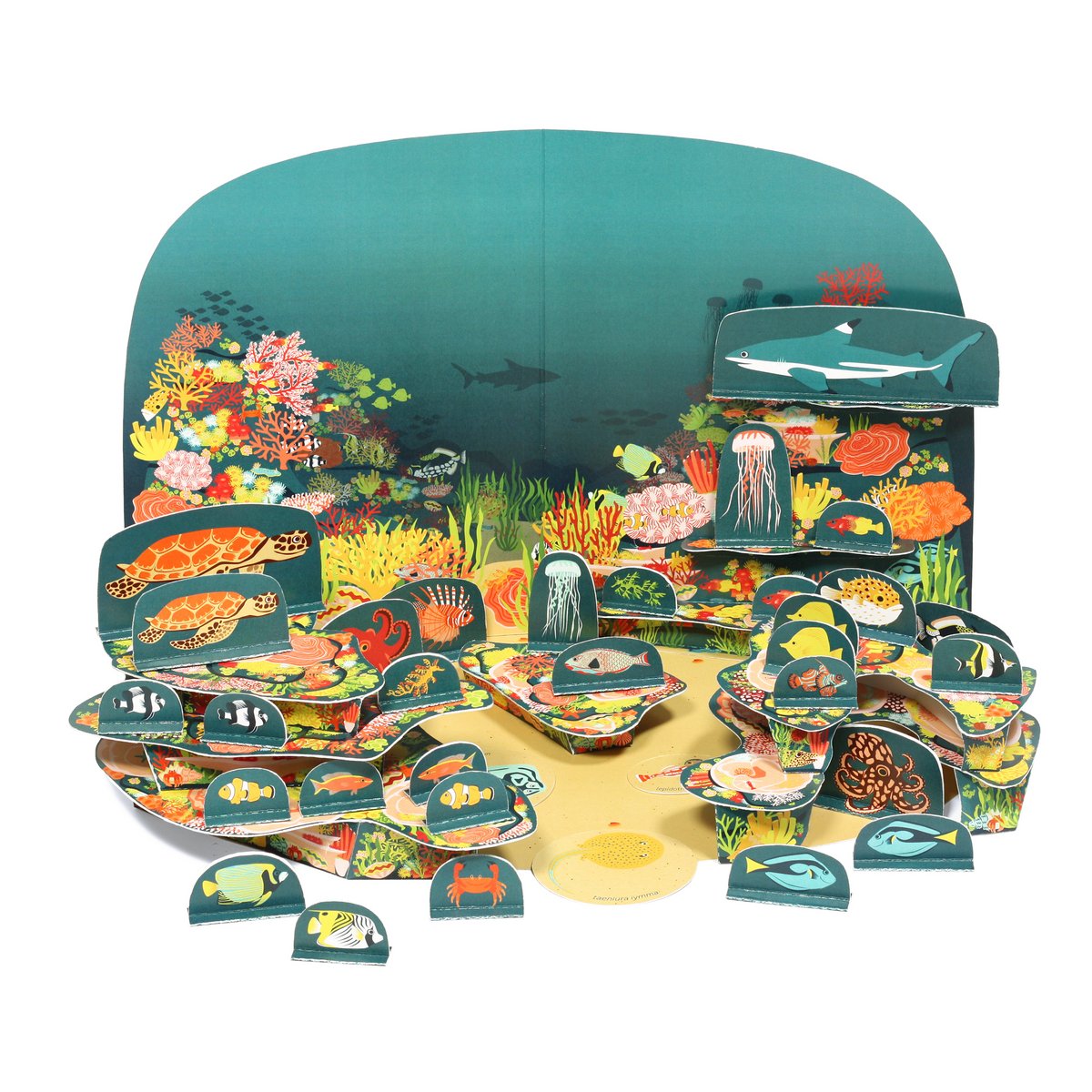 Coral Reef Paper Toy