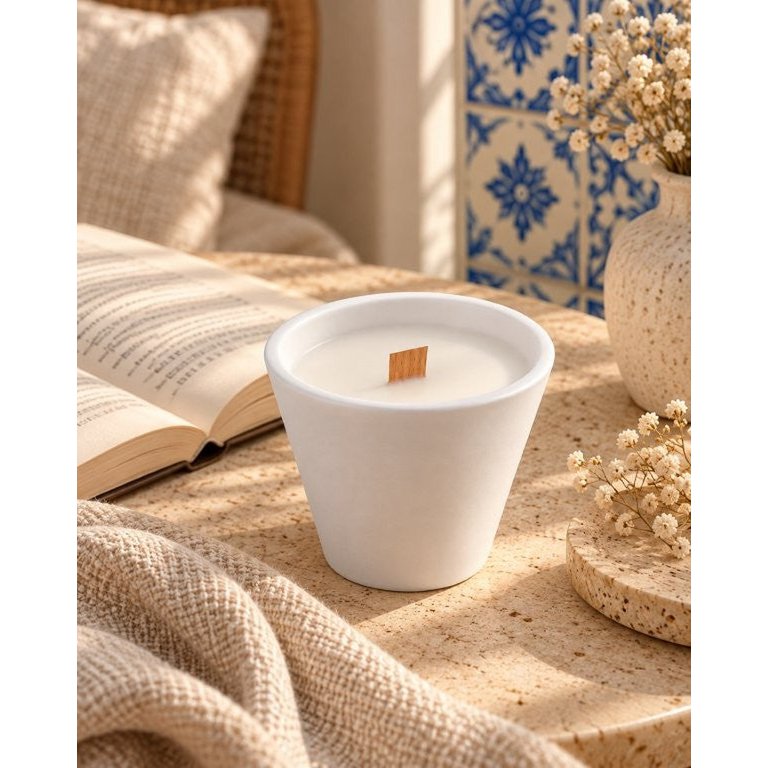 LAVURI SWING Candle CUP – Ręcznie robiona świeca z wosku sojowego Cocos Vanilla