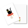 Weihnachtskarte Katzen (Klappkarte mit Kuvert) "Christmas Kitten"