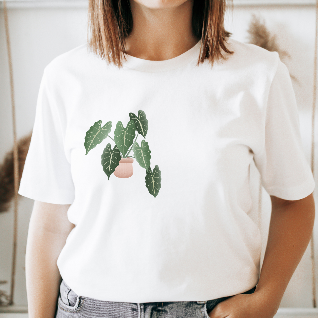 T-shirt Pianta Begonia COTONE ORGANICO - Camicia pianta d'appartamento Plantlover