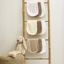 Mundtücher Terry Stoff ausweichen/weiches Rosa/Toffee