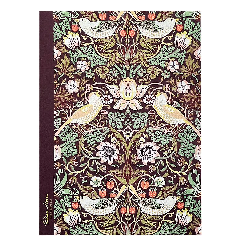 Note Booklet - Strawberry thief - William Morris