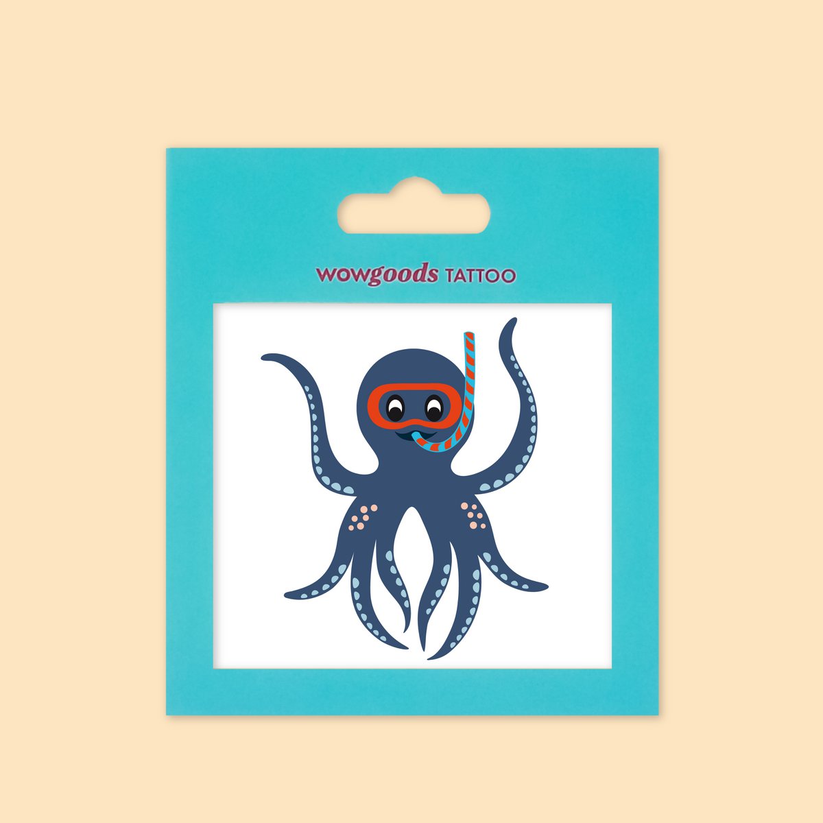 Temporary tattoo - Smart octopus