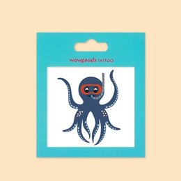 Temporary tattoo - Smart octopus