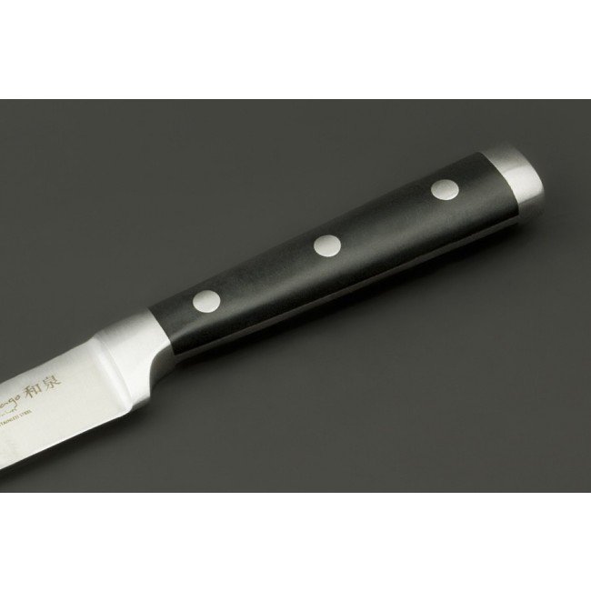 IZUMI ICHIAGO Cuchillo para verduras "Cuchillos profesionales de chef" fabricado en acero inoxidable japonés de alto carbono