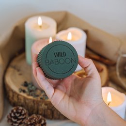 Round soap dish sustainable (home&travel)