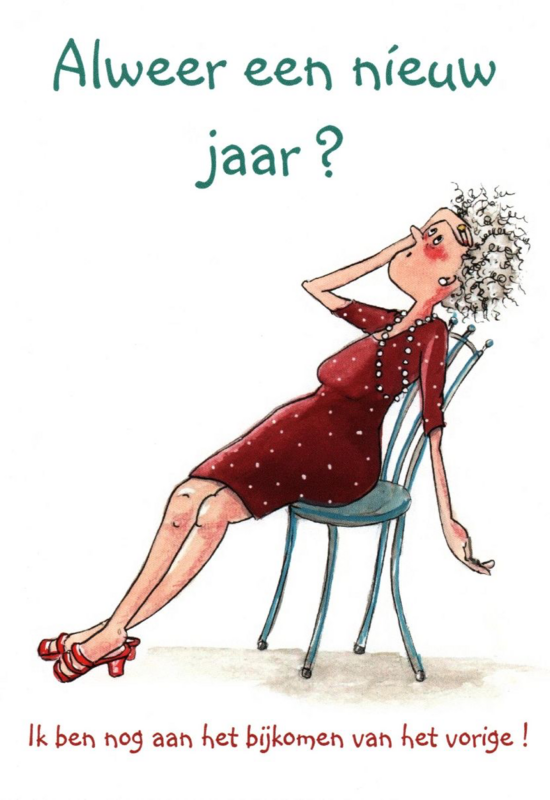 Alweer een nieuw jaar? Ik moet nog bijkomen van het vorige.