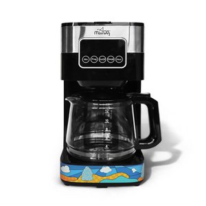 Any Morning SH21615S filterkoffiezetapparaat, 10 kopjes, 1,5 liter, programmeerbaar, touchscreen, antidruppelen, sterkteregeling