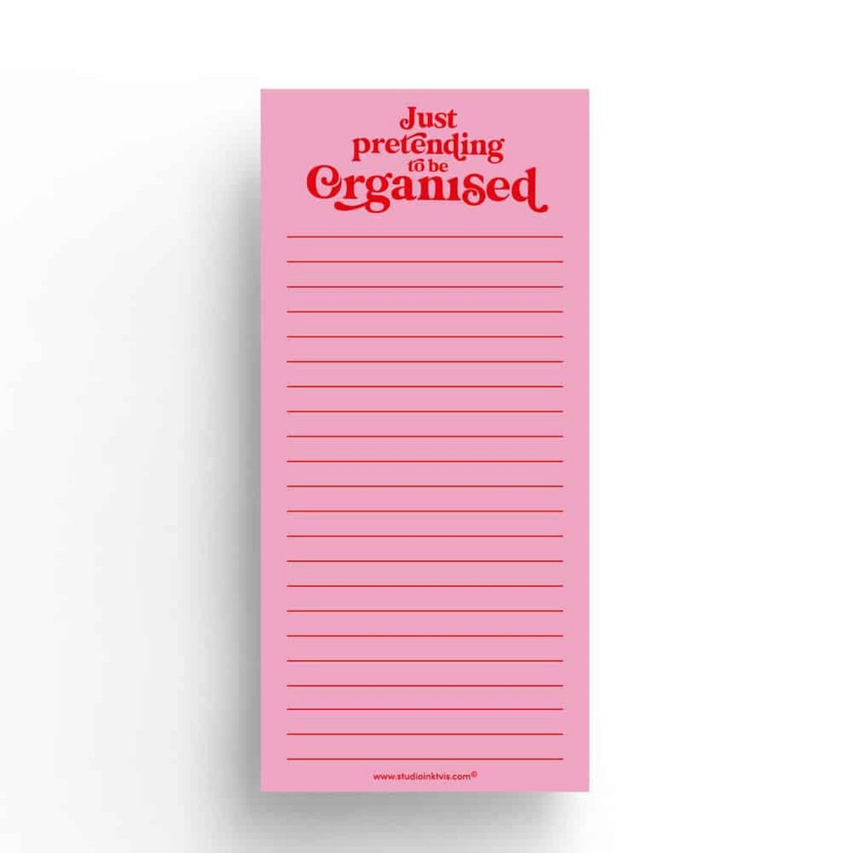 Bloque para hacer 10×21 cm Sólo pretendo ser organizado