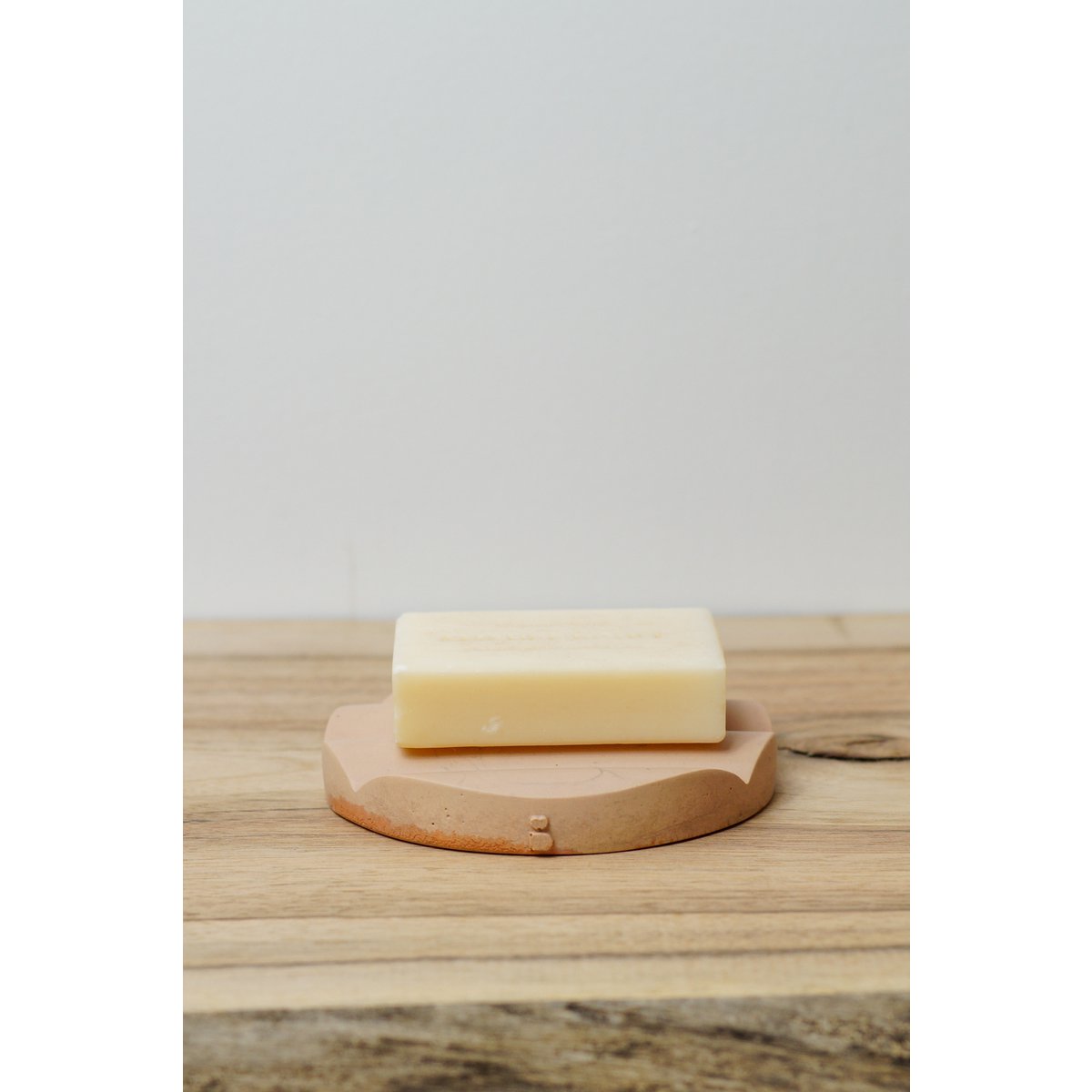 Stoneware soap dish