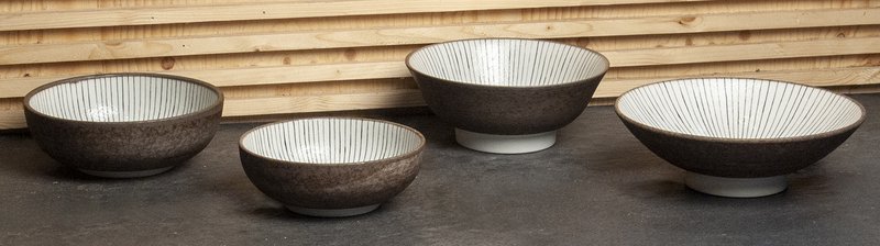 Edo Shima Ramenbowlset, 22x9cm, 2 pers., giftbox
