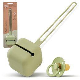 Siliconen dummy houder- olijfgroen