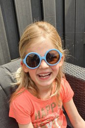 Børnesolbriller Lenny 7+ år - str. L- Blå