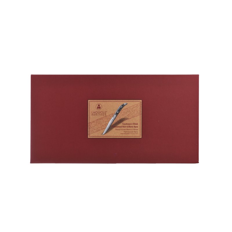 Æske med 4 Laguiole Heritage Steak Knive