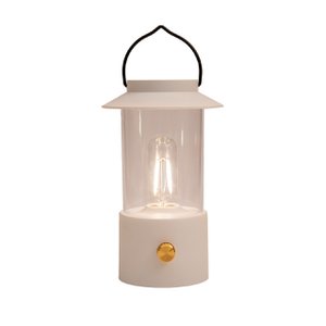 Lantern IP44 warm white dimmable, LED including 80cm USB cable made of plastic, matt white (W/H/D) 9x24x9cm