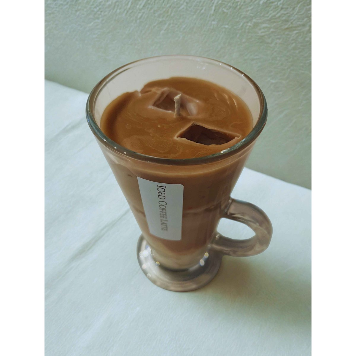 Iced Coffee Latte – Vela de café con leche con cubitos de hielo (250 g)