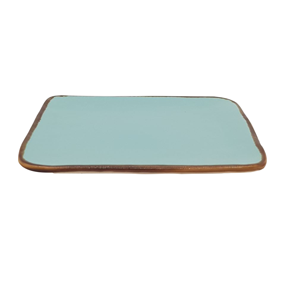 Streetfood - Tapas bordje Turquoise 11.5cm * 11.5cm