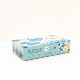 Puzzle 70 elementów, od 5 lat, Oceany | Wyprodukowano we Francji