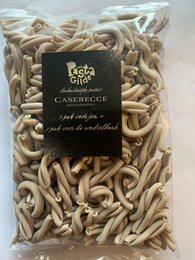 "Caserecce pasta, regenerative, 250g, gift packaging, brown kraft bag, Italian pasta"