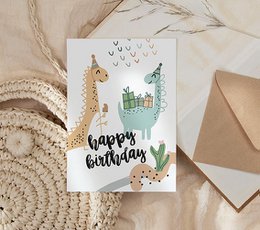Kaart | happy birthday - jongens