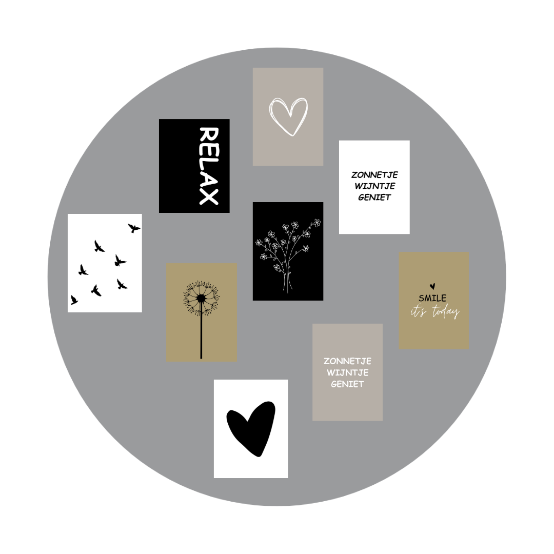 Memoboard grøn omkring 50cm