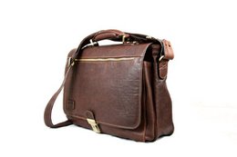 Borsa in pelle 41 cm di lunghezza x 30 cm di altezza
