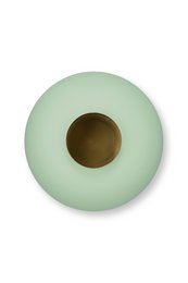 Vase Metal Matt Bright Green 23cm