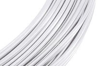 Aluminiumdraad Ø 2mm, wit, 60m
