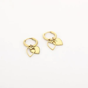 Hearts Earrings U18089 - Gold
